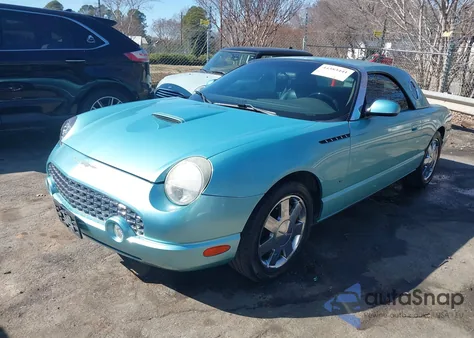 2002 Ford Thunderbird z USA, uszkodzony, nr VIN 1FAHP60A22Y114313